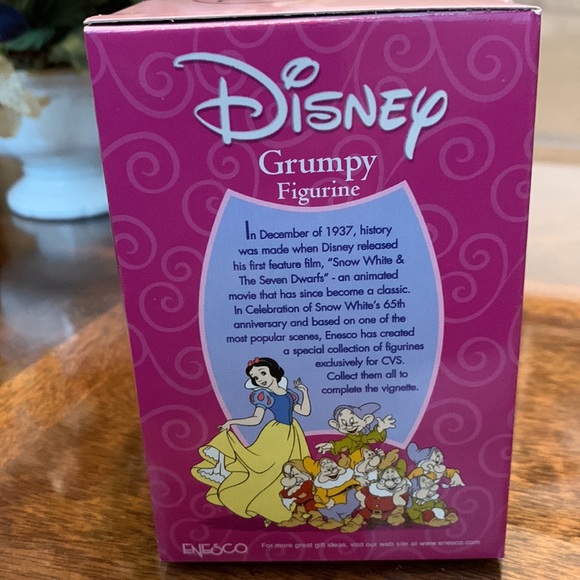 Enesco Grumpy Dwarf figure Figurine Disney Princess CVS exclusive 65 Anniversary - Picture 8 of 8